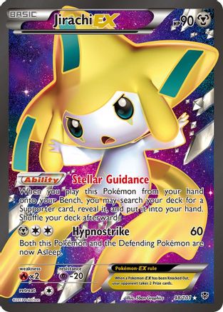 Jirachi EX (98 Full Art) (98/101) [Plasma Blast] Holofoil - Ultra Rare