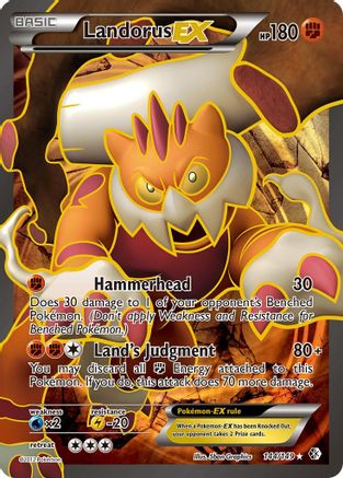 Landorus EX (144 Full Art) (144/149) [Boundaries Crossed] Holofoil - Ultra Rare