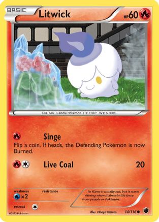Litwick (14/116) [Plasma Freeze] Reverse Holofoil - Common
