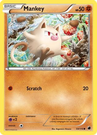 Mankey (59/116) [Plasma Freeze] - Common