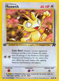 Meowth (062/82) [Team Rocket] 1st Edition - Common