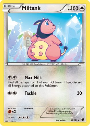 Miltank (093/116) [Plasma Freeze] Reverse Holofoil - Uncommon