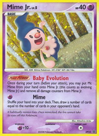 Mime Jr. - DP22 (DP22/56) [Diamond and Pearl Promos] Holofoil - Promo