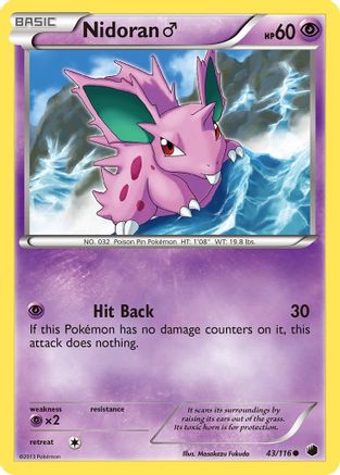 Nidoran M (43/116) [Plasma Freeze] - Common