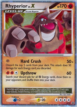 Rhyperior LV.X - DP29 (DP29/56) [Diamond and Pearl Promos] Holofoil - Promo