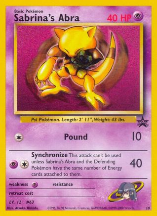 Sabrina's Abra (019/53) [WoTC Promo] - Promo
