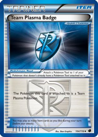 Team Plasma Badge (Team Plasma) (104/116) [Plasma Freeze] - Uncommon