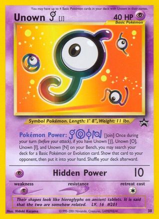 Unown [J] (038/53) [WoTC Promo] - Promo