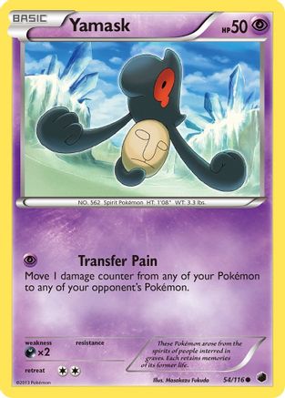Yamask (54/116) [Plasma Freeze] - Common