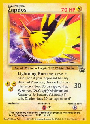 Zapdos (023/53) [WoTC Promo] - Promo