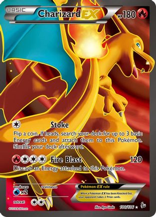 Charizard EX (100 Full Art) (100/106) [XY  Flashfire] Holofoil - Ultra Rare