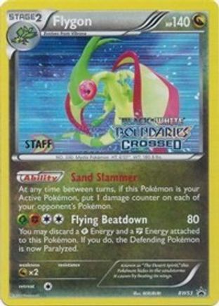 Flygon - BW53 (Prerelease) [Staff] (BW53) [Black and White Promos] Holofoil - Promo
