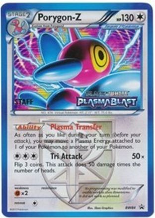 Porygon-Z (Team Plasma) - BW84 (Prerelease) [Staff] (BW84) [Black and White Promos] Holofoil - Promo