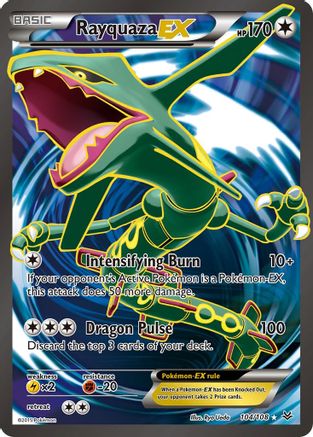 Rayquaza EX (104 Full Art) (104/108) [XY  Roaring Skies] Holofoil - Ultra Rare