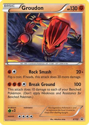Groudon - XY52 (XY52/211) [XY Promos] Holofoil - Promo