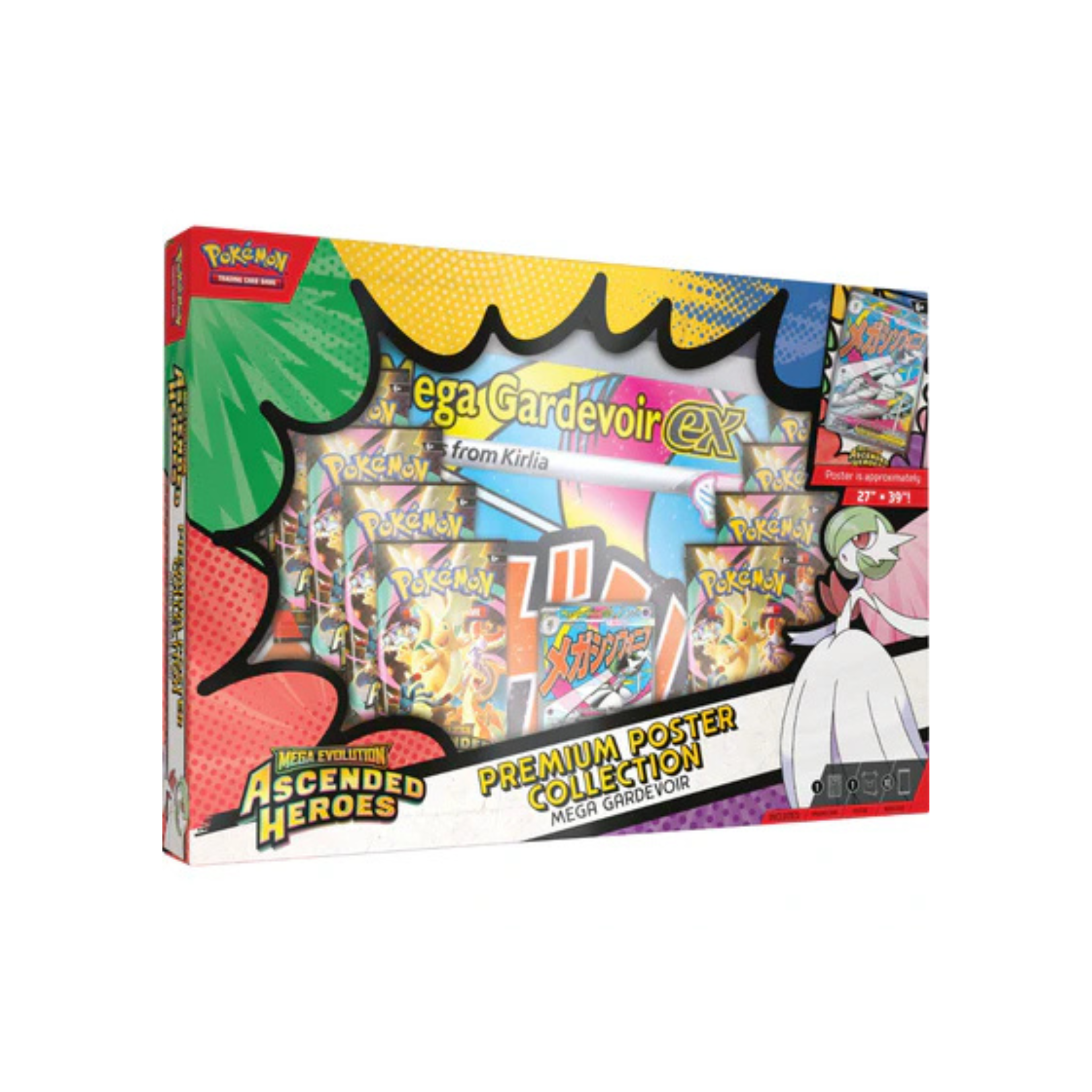 Pokemon - Mega Evolution: Ascended Heroes Premium Poster Collection - Mega Gardevoir ex