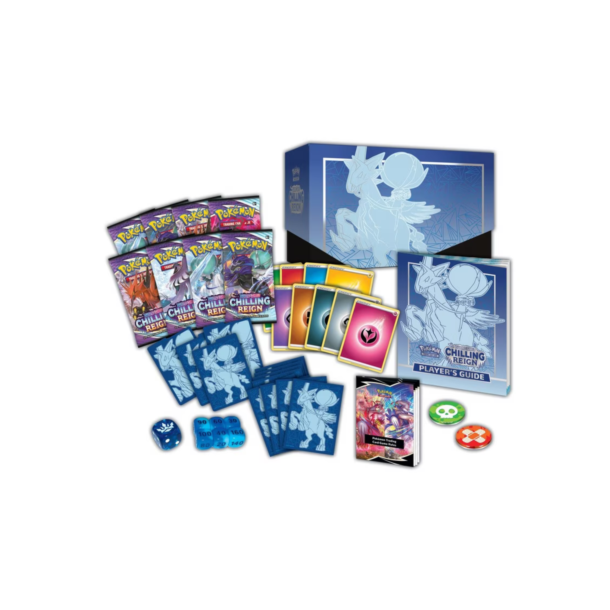 Pokemon - Sword & Shield: Chilling Reign Elite Trainer Box - Ice Rider Calyrex