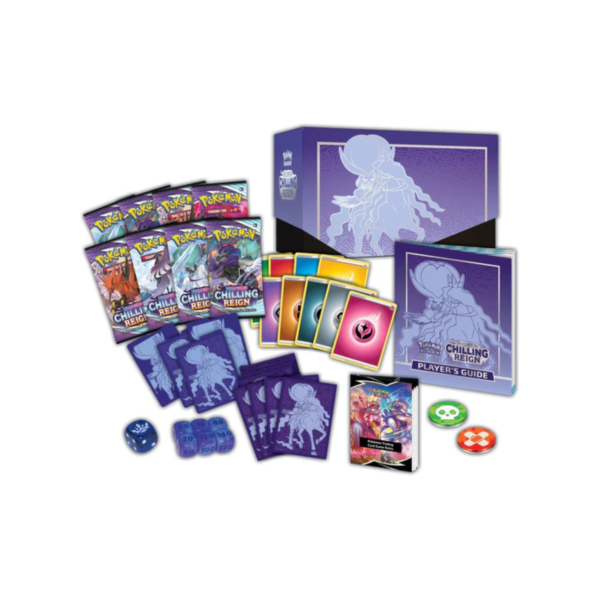 Pokemon - Sword & Shield: Chilling Reign Elite Trainer Box - Shadow Rider Calyrex