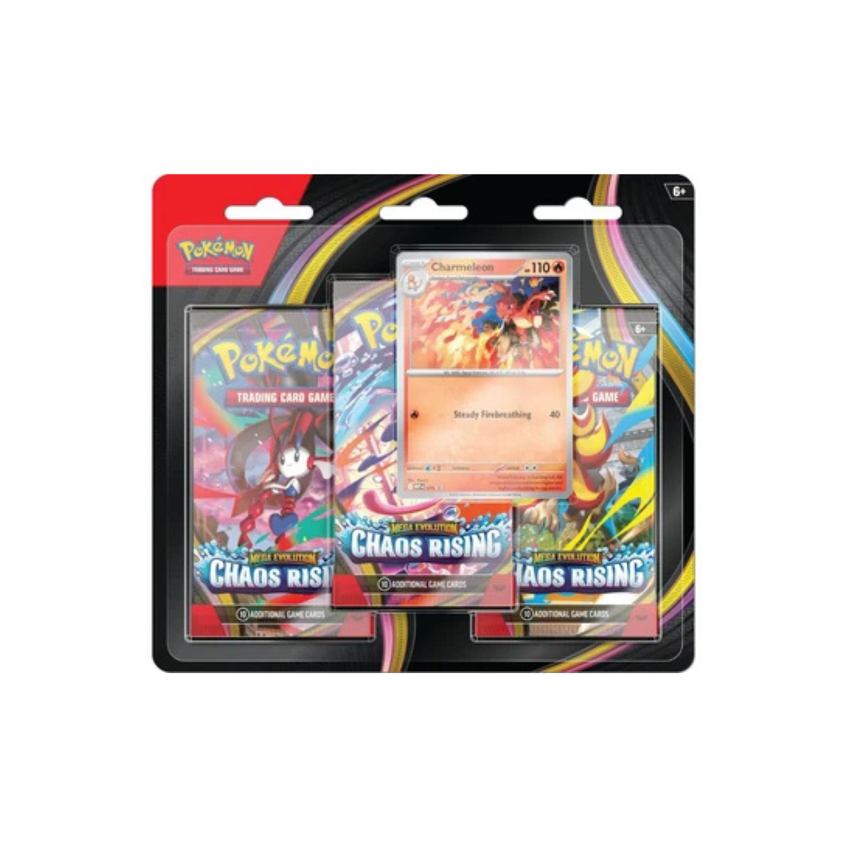 Pokemon - Mega Evolution: Chaos Rising - 3 Pack Blister