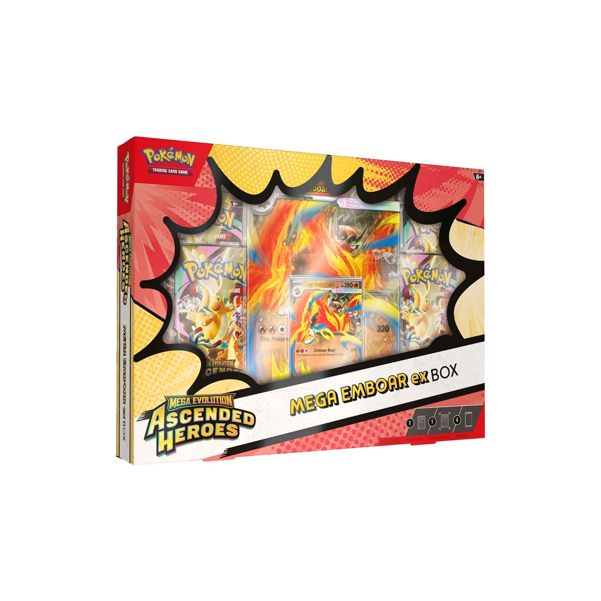 Pokemon - Mega Evolution: Ascended Heroes Mega Emboar ex Box
