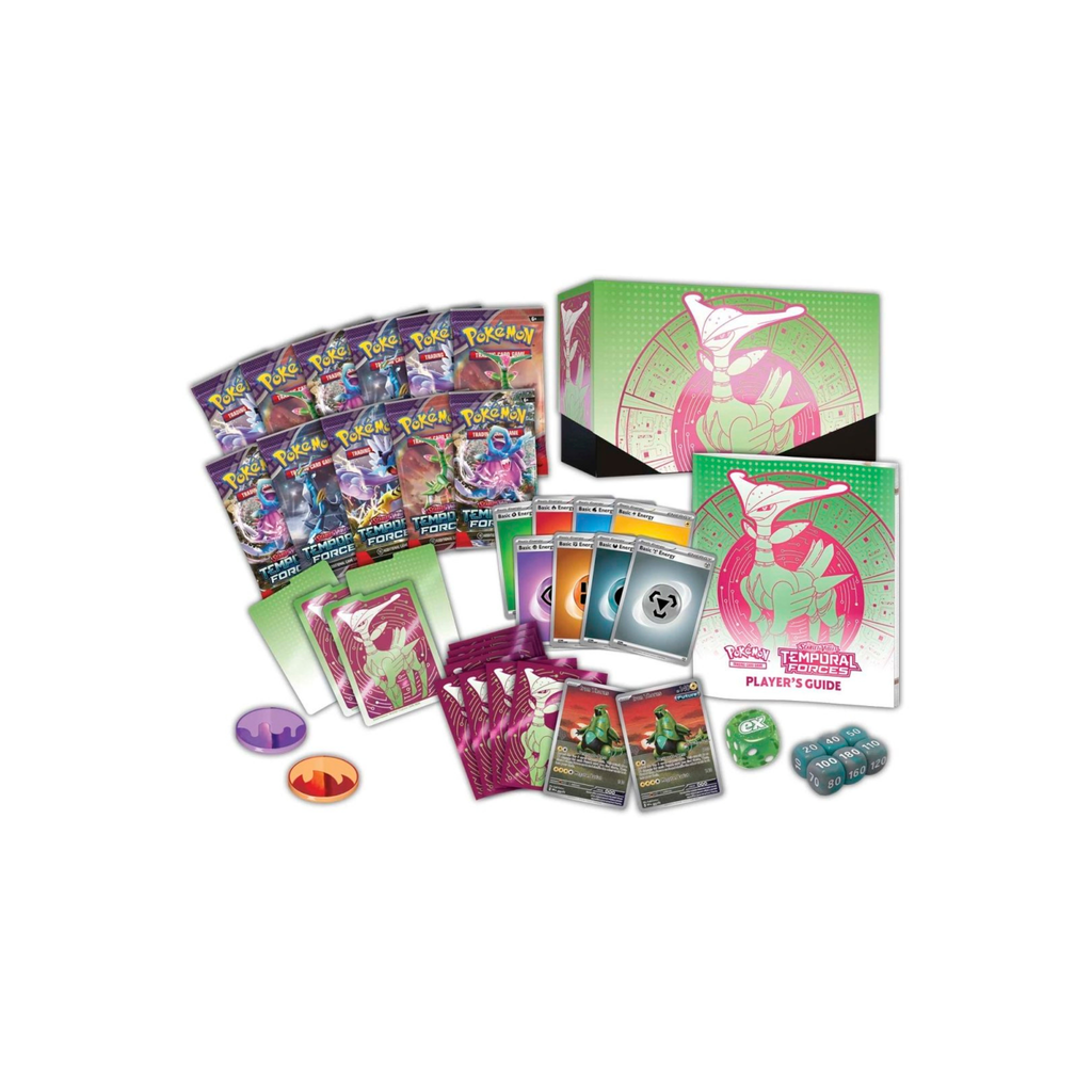 Pokemon - Scarlet & Violet: Temporal Forces Pokemon Center Elite Trainer Box - Iron Leaves