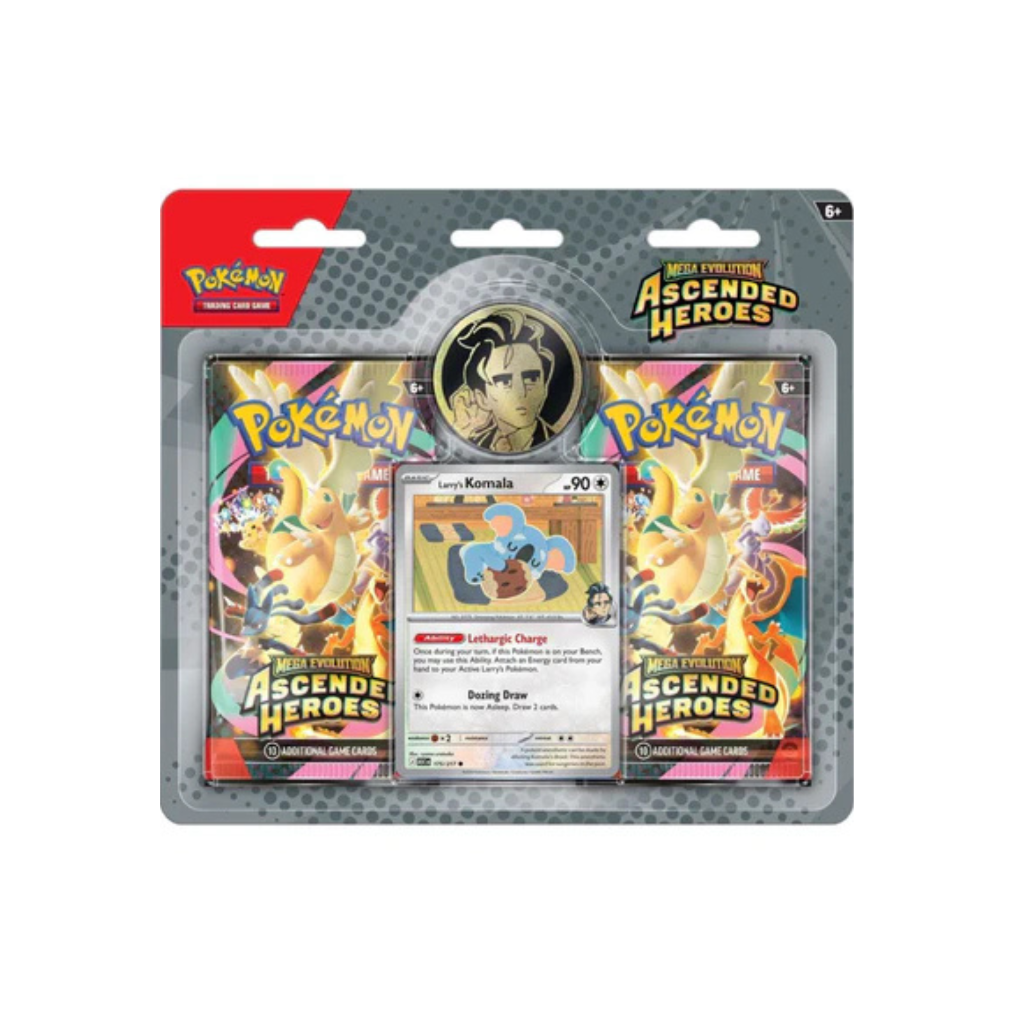 Pokemon - Mega Evolution: Ascended Heroes 2 Pack Blister - Larry's Komala