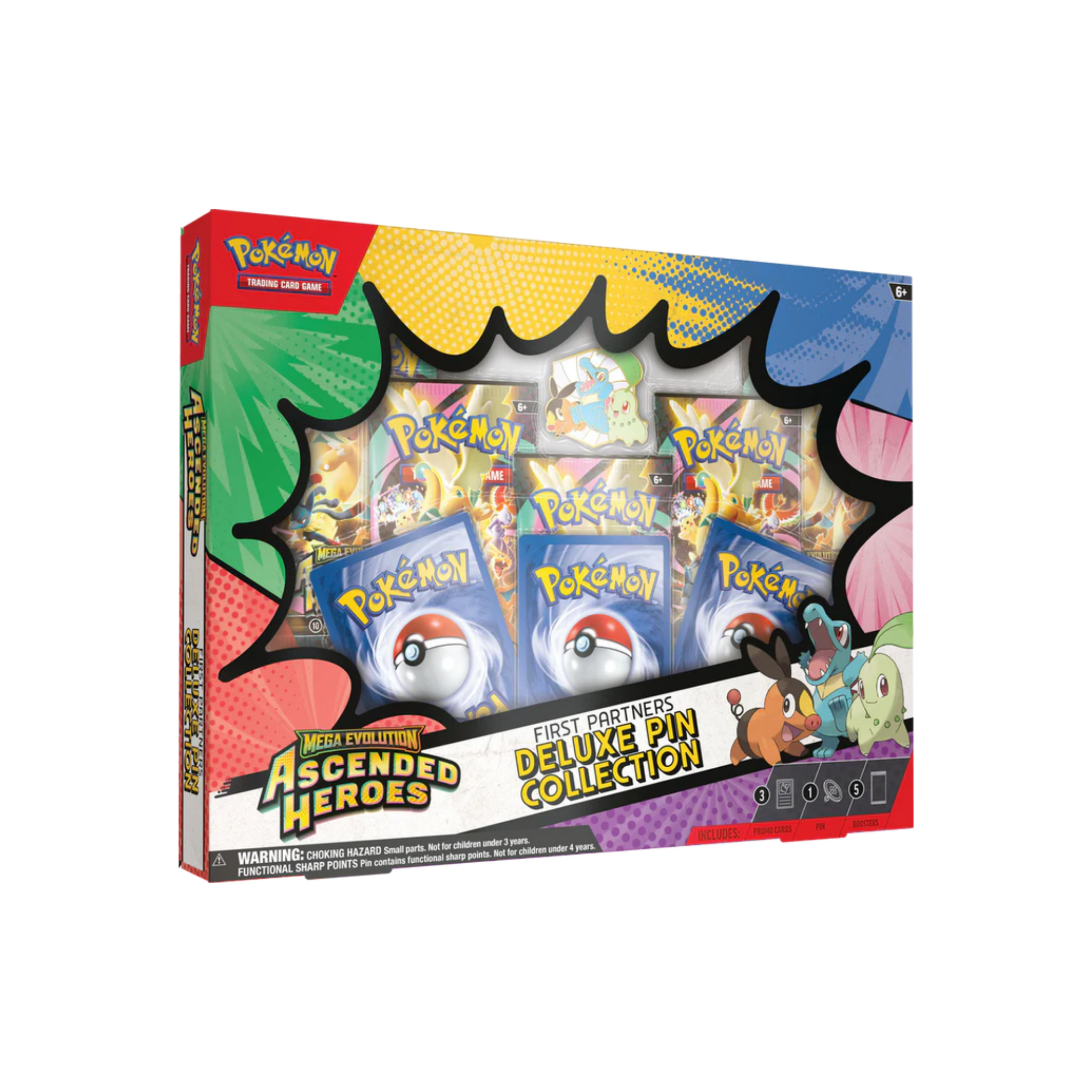 Pokemon - Mega Evolution: Ascended Heroes First Partners Deluxe Pin Collection