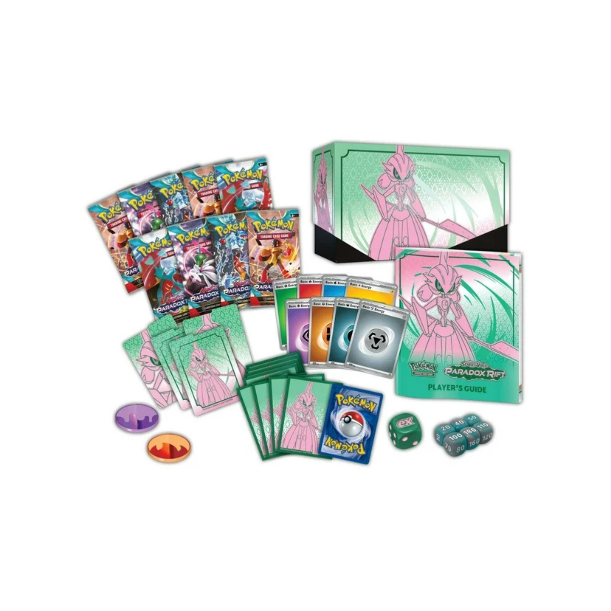 Pokemon - Scarlet & Violet: Paradox Rift Elite Trainer Box - Iron Valiant
