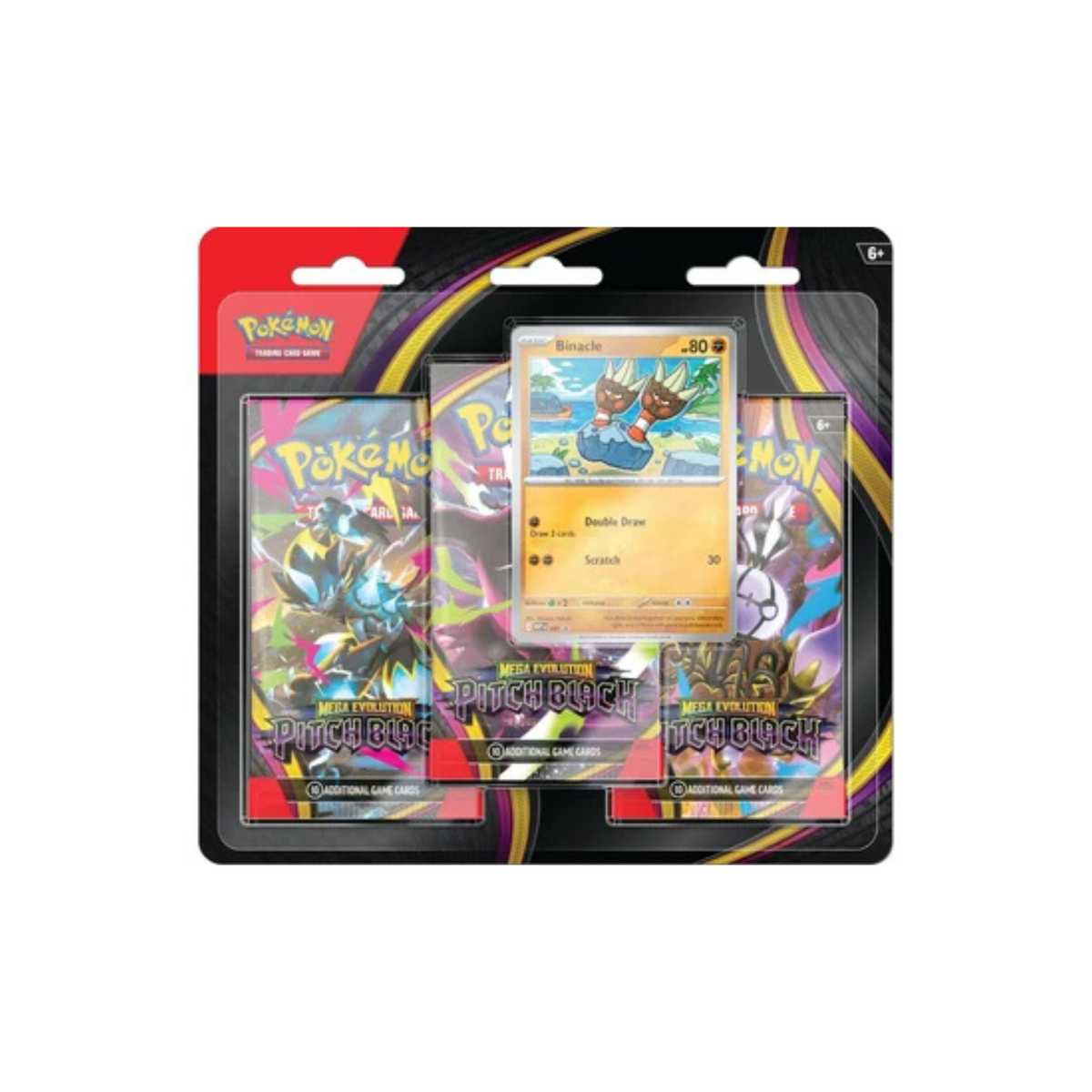 Pokemon - Mega Evolution: Pitch Black - 3 Pack Blister