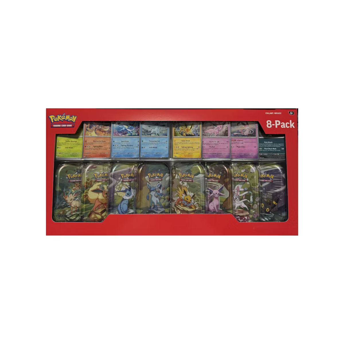 Pokemon - Scarlet & Violet: Prismatic Evolutions 8-Pack Mini Tins