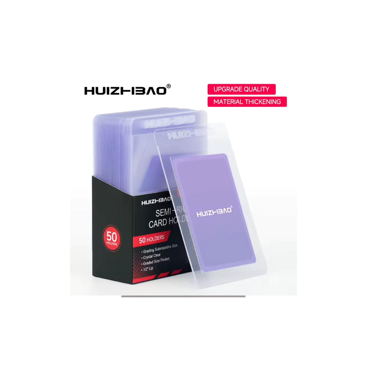 Semi-Rigid Card Holders - Huizhibao 50 Holders