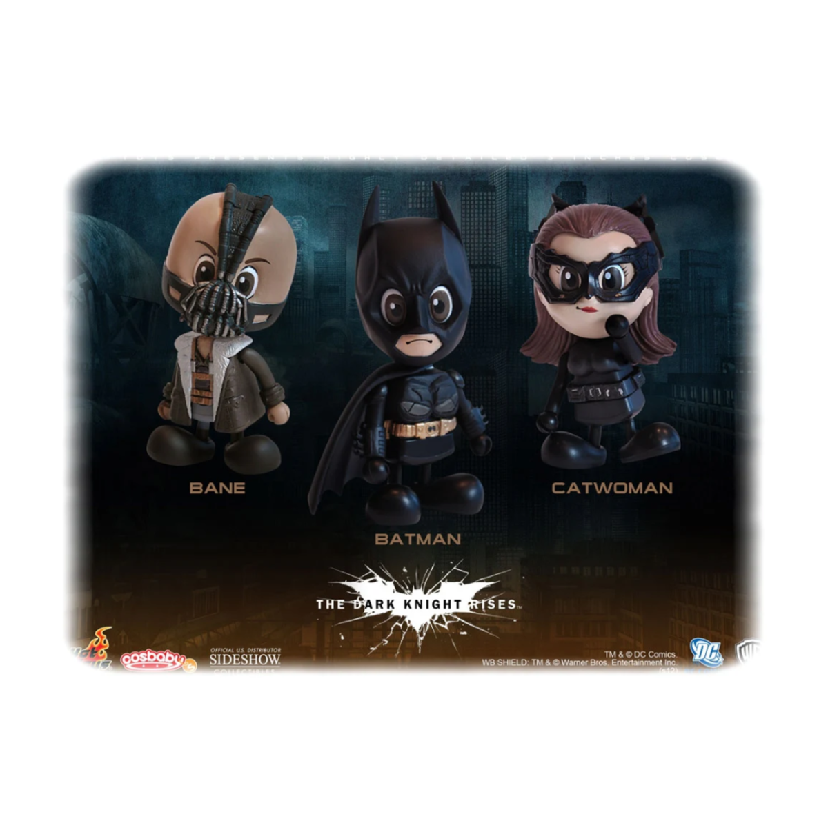 Batman The Dark Knight Rises Cosbaby Mini Figure Set of 3