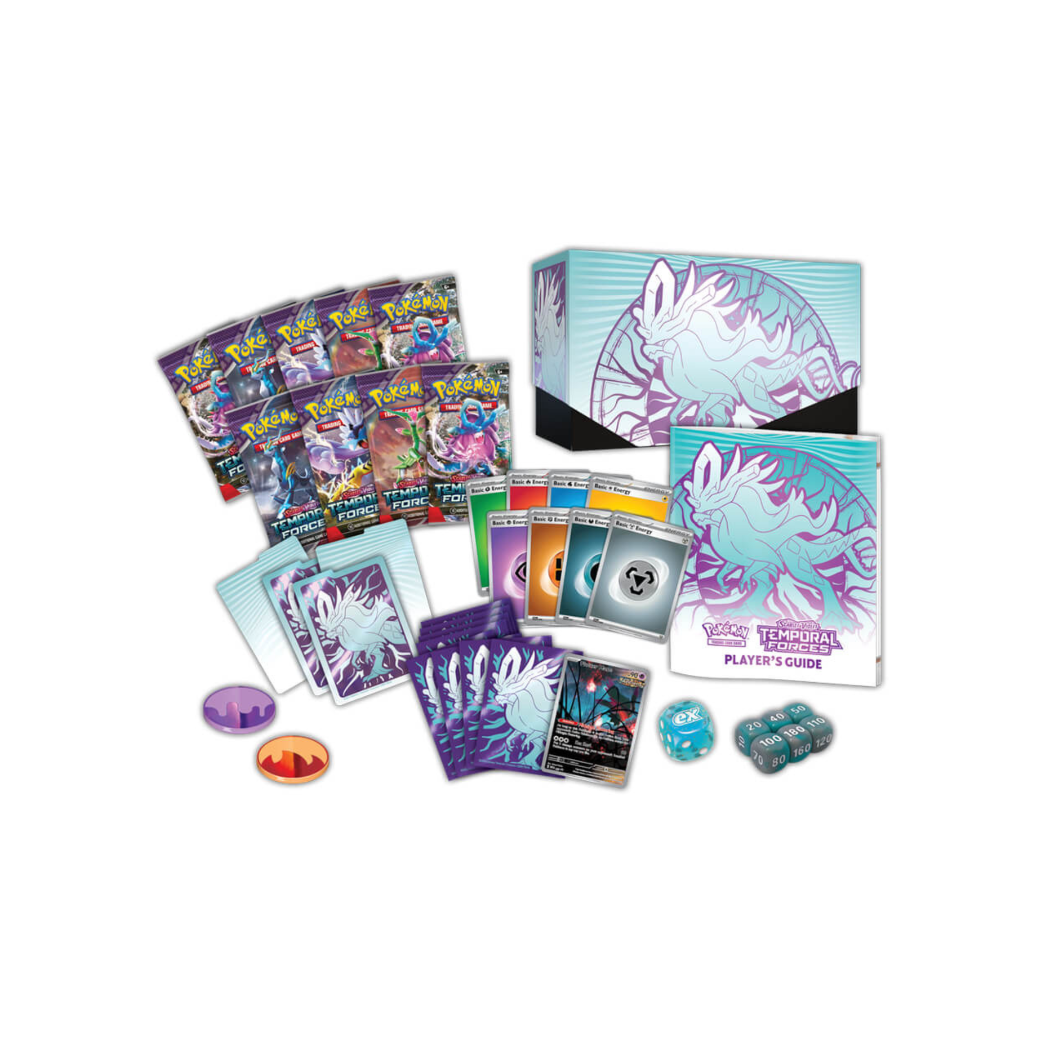Pokemon - Scarlet & Violet: Temporal Forces Elite Trainer Box - Walking Wake