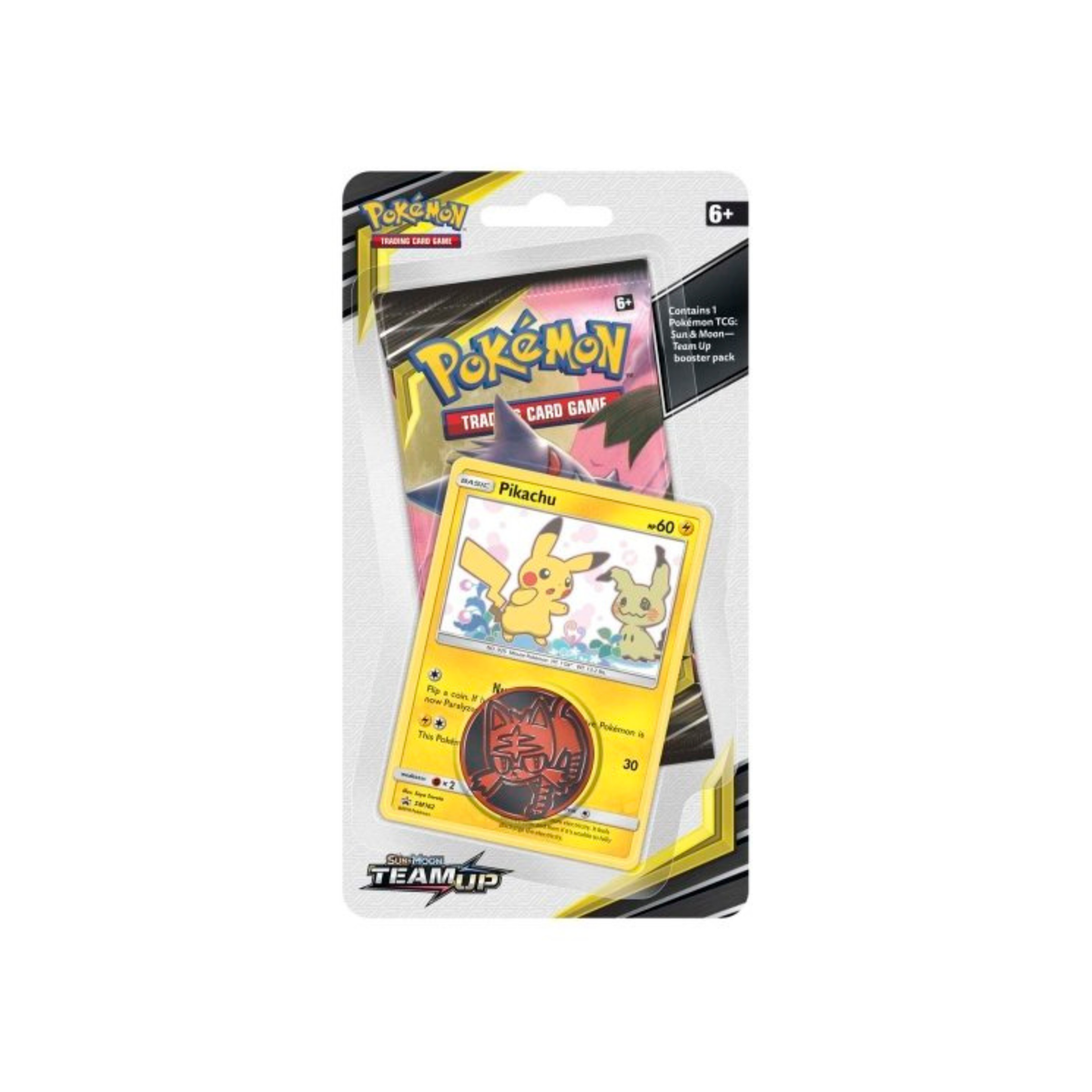 Pokemon - Team Up: Checklane Blister Pack - Pikachu