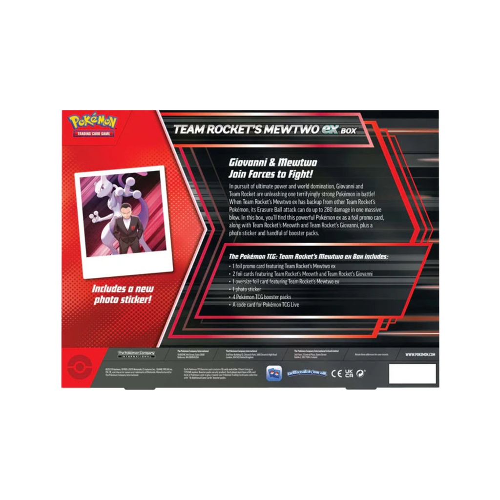 Pokemon - Team Rocket’s Mewtwo ex Box