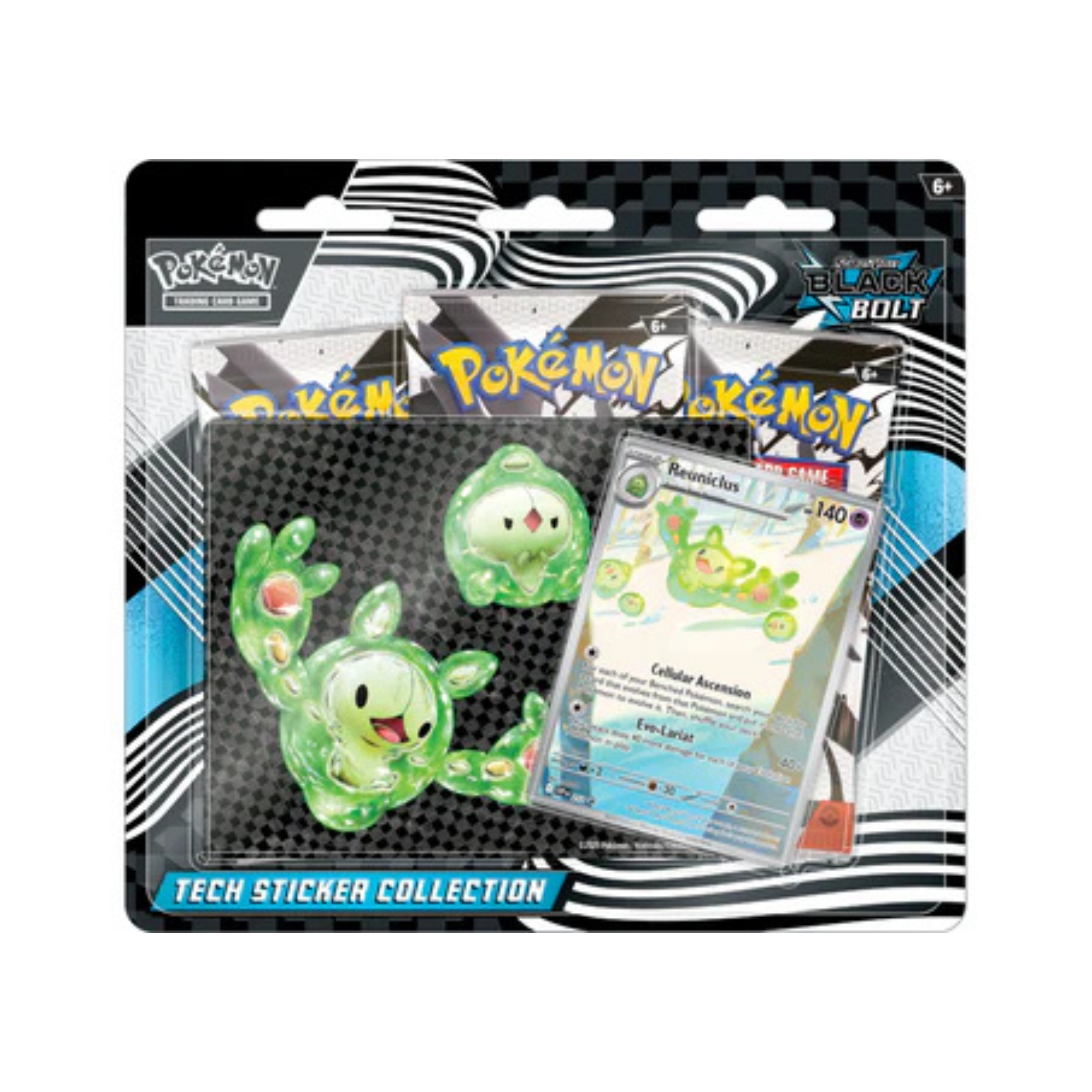 Pokemon - Scarlet and Violet: Black Bolt - Tech Sticker Collection