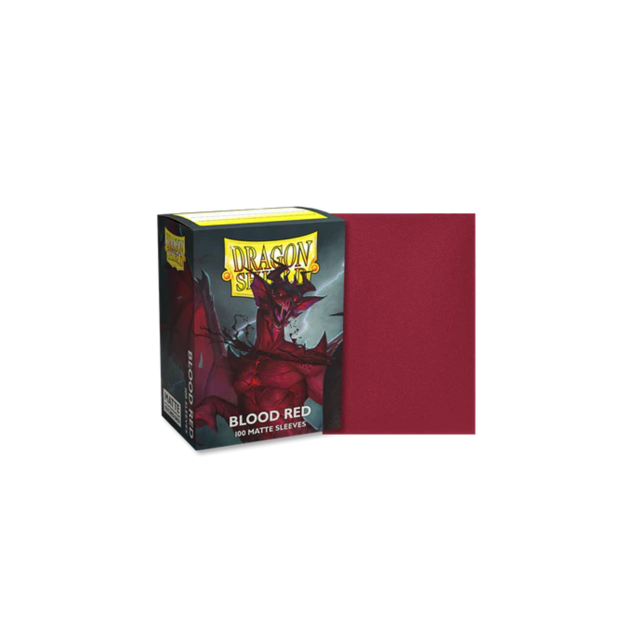 Dragon Shield - 100ct Standard Size - Blood Red Matte