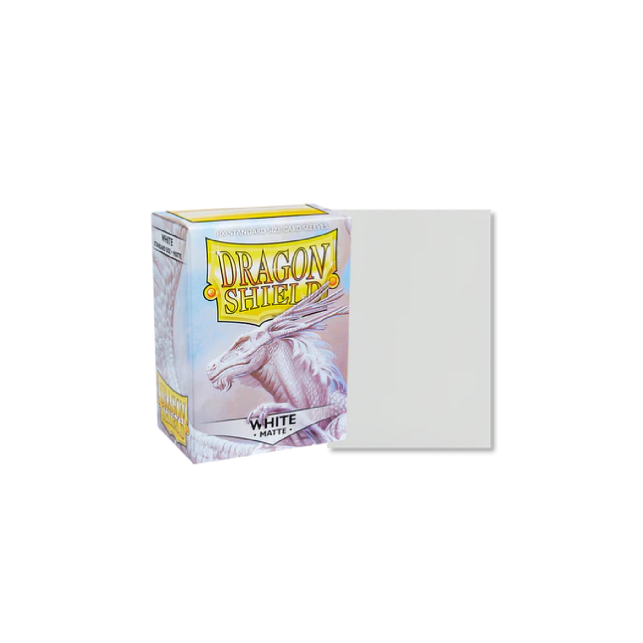 Dragon Shield - 100ct Standard Size - White Matte