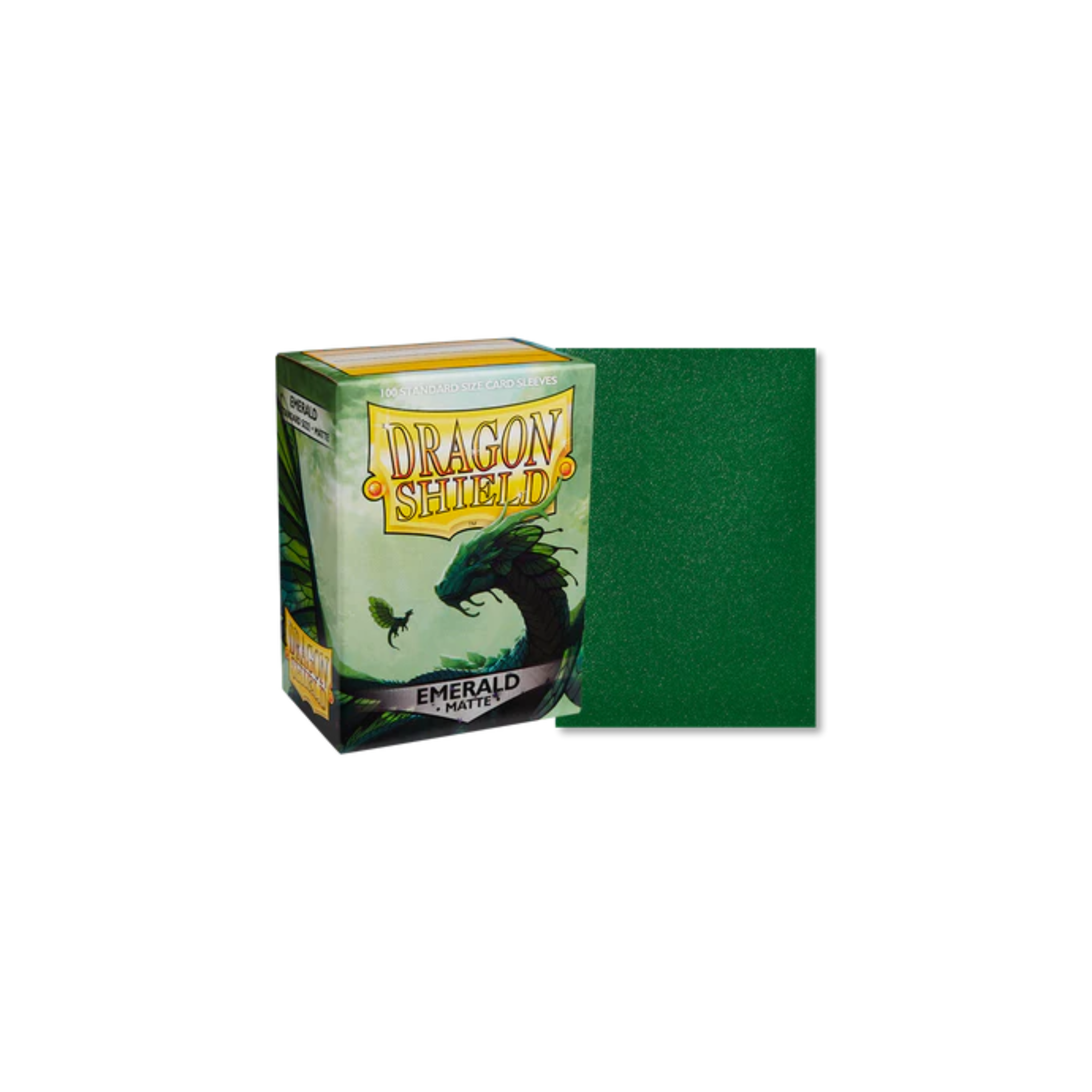 Dragon Shield - 100ct Standard Size - Emerald Matte