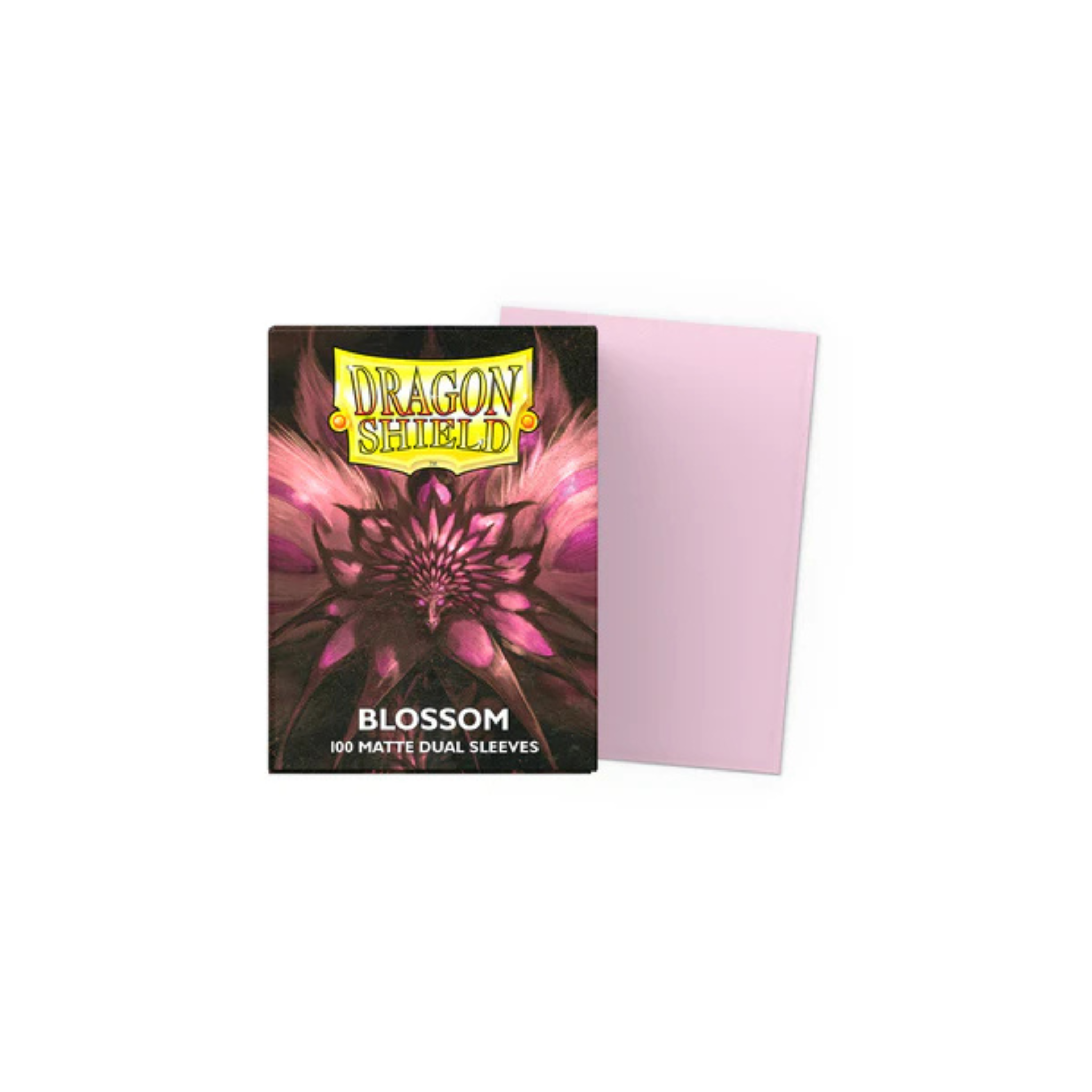 Dragon Shield - 100ct Standard Size Sleeves - Matte Dual - Blossom