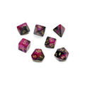 Chessex - Gemini Black-Purple/gold Polyhedral 7-Dice Set