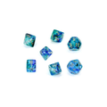 Chessex - Nebula Oceanic/gold Luminary Polyhedral 7-Dice Set