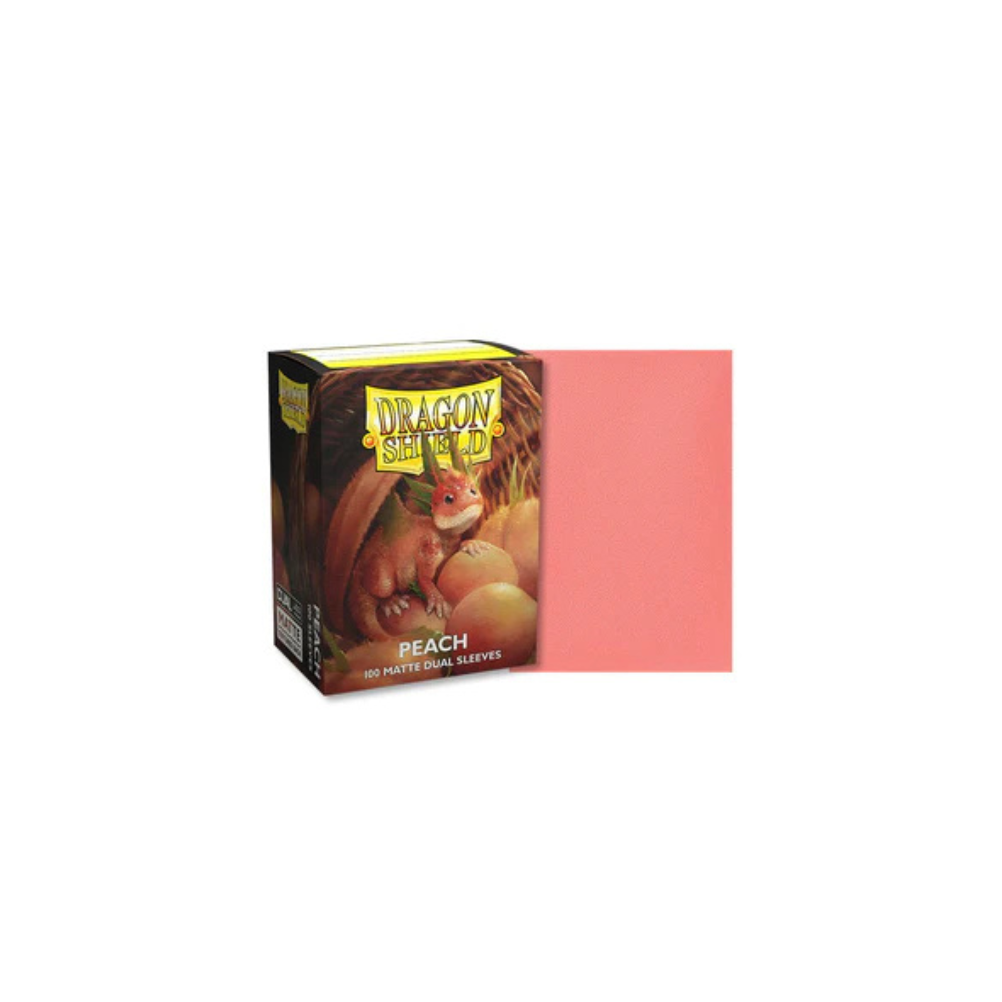 Dragon Shield - 100ct Standard Size Sleeves - Matte Dual - Peach
