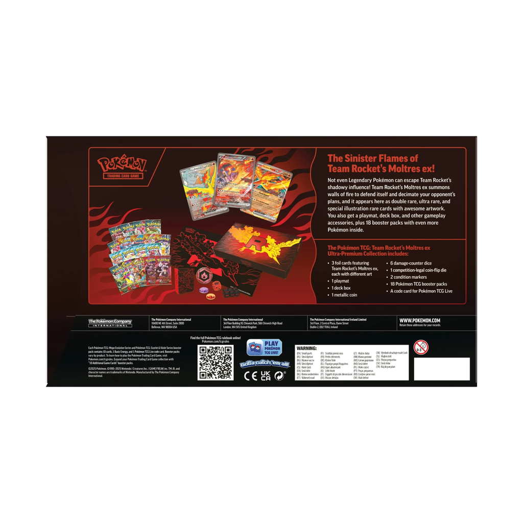 Pokemon - Team Rocket's Moltres EX Ultra Premium Collection